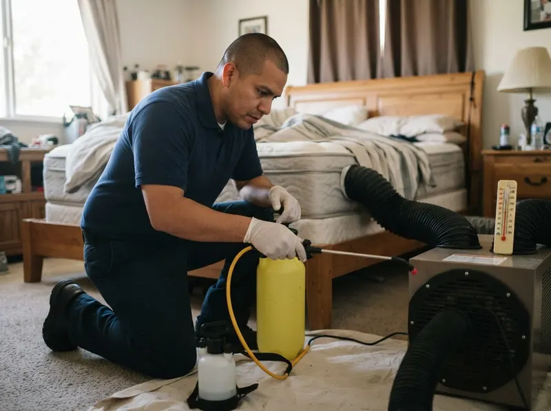 Bed Bug Heat and Chemical Treatment in Stockton, CA